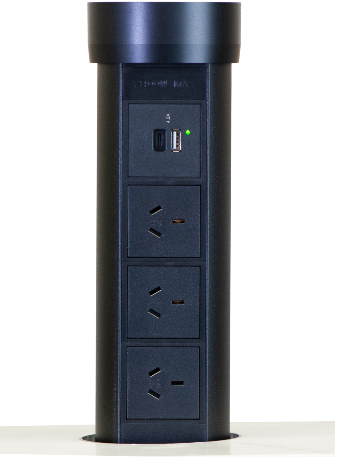 Power outlets popup by award winning designing Point Pod
