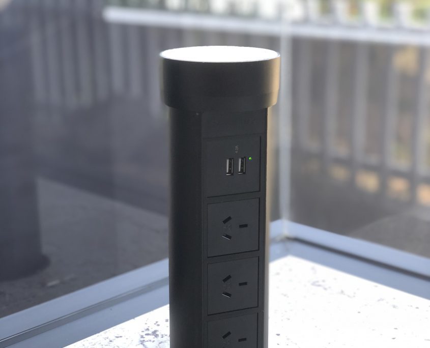 Hidden Power Outlet